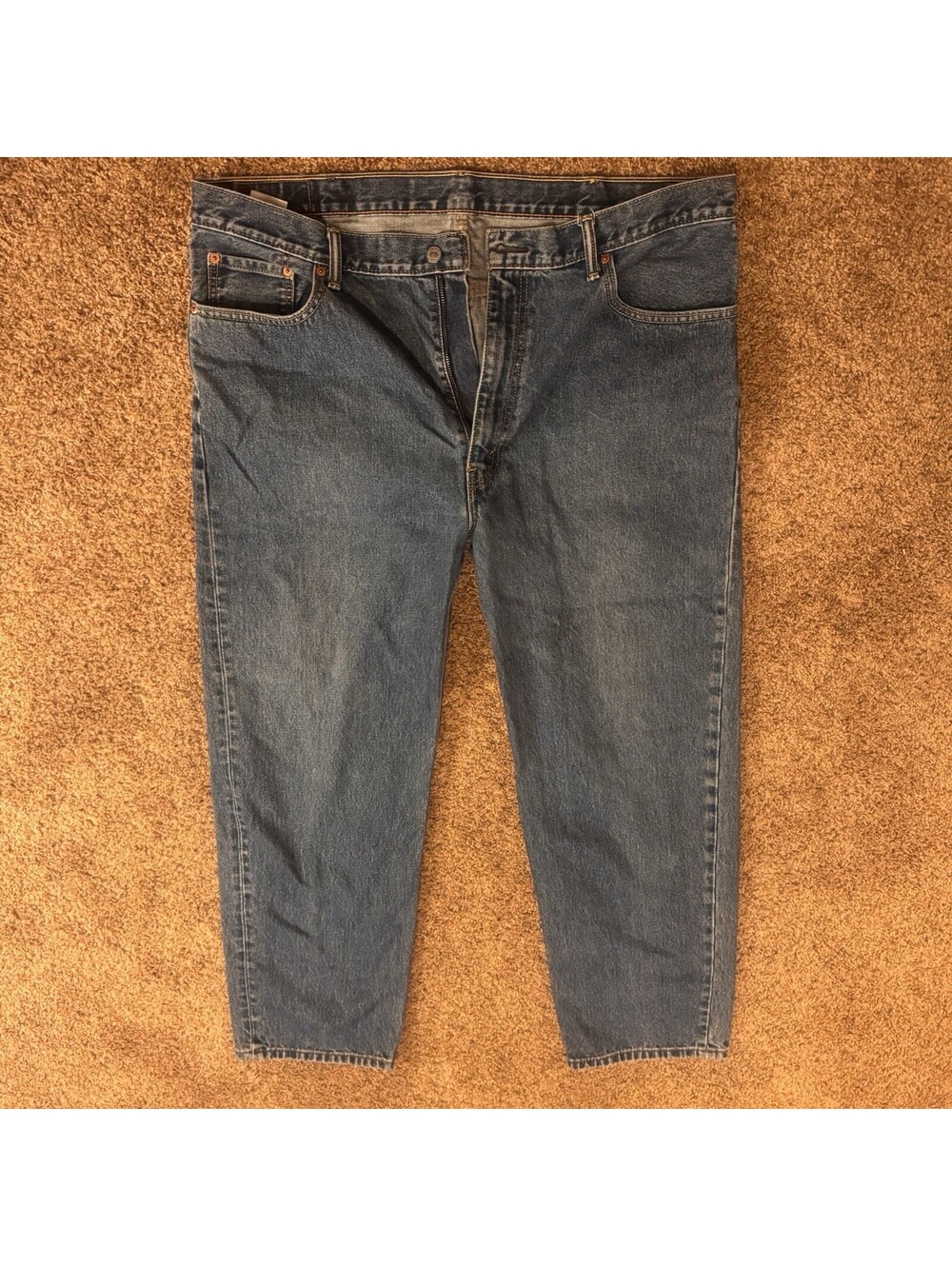 Levi's 550 Jeans Men’s 42x32 Blue Denim Relaxed Fit Denim Pants Casual